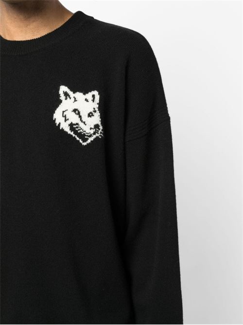 Felpa intarsia fox MAISON KITSUNE' | LM00819KT1063P199